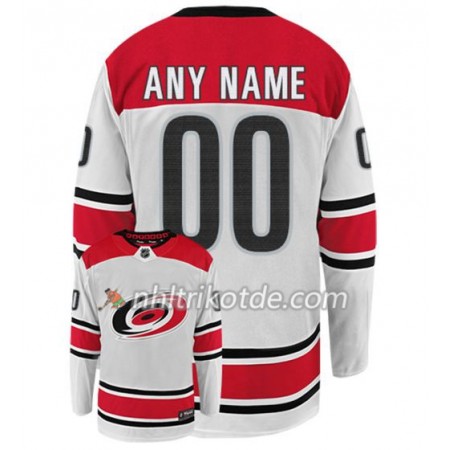 Carolina Hurricanes Trikot Custom Adidas Weiß Authentic - Herren